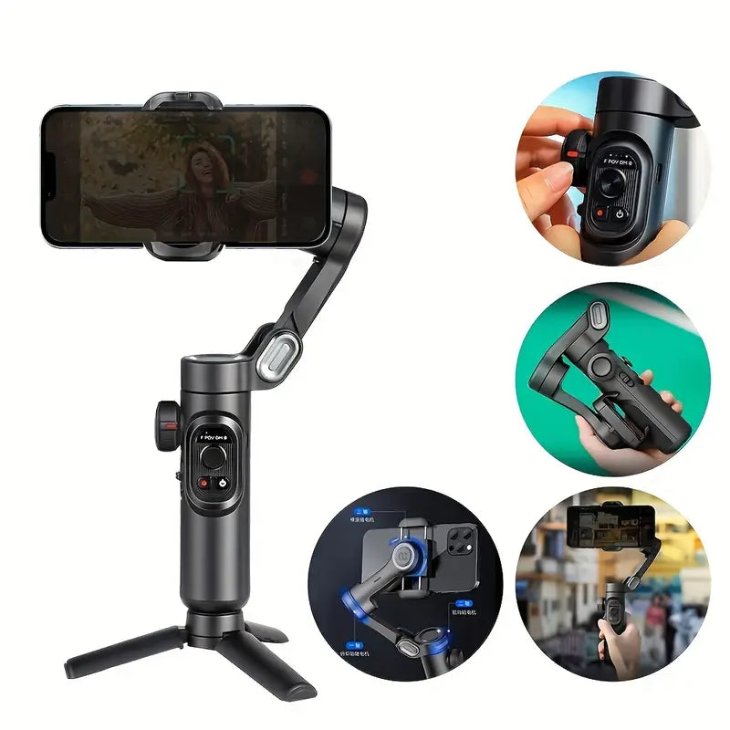 Smartphone Stabilizer Stick 360° Rotation Wireless Control Handheld Extendable Selfie Stick Tripod