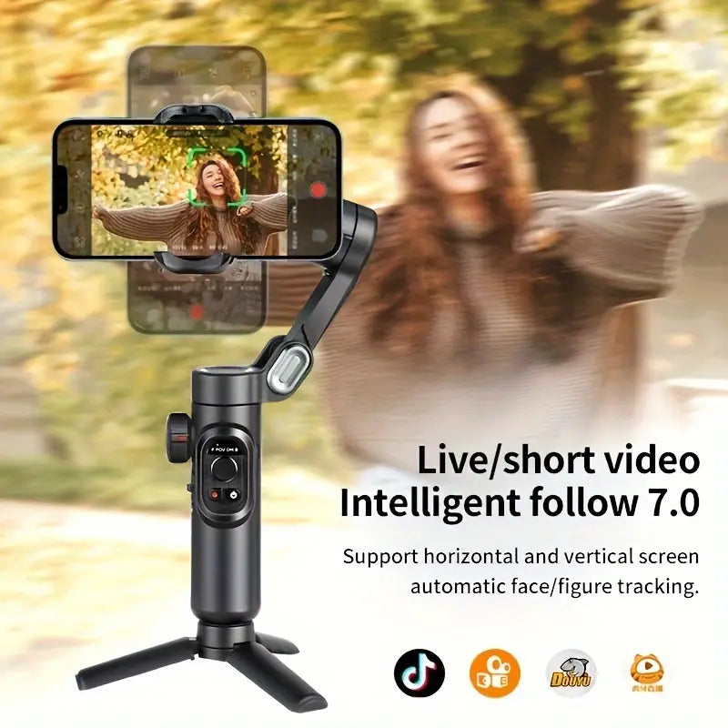 Smartphone Stabilizer Stick 360° Rotation Wireless Control Handheld Extendable Selfie Stick Tripod