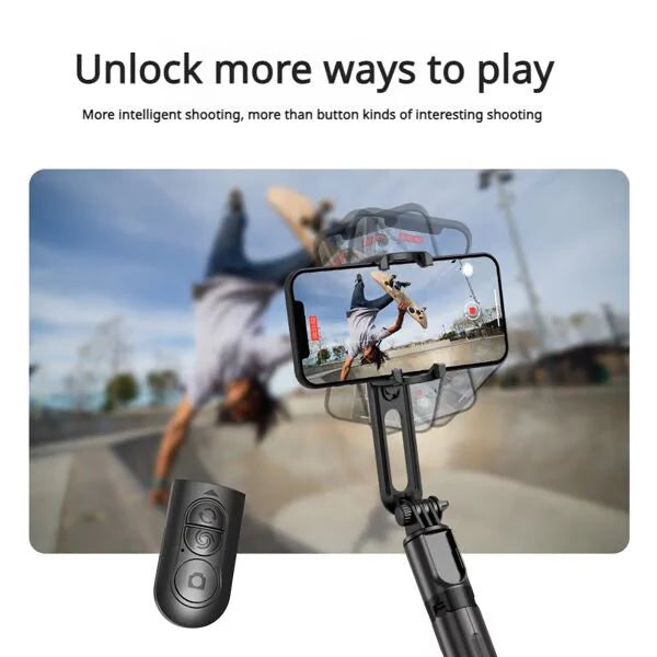 Smartphone Stabilizer Stick 360° Rotation Wireless Control Handheld Extendable Selfie Stick Tripod