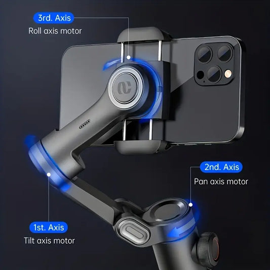 Smartphone Stabilizer Stick 360° Rotation Wireless Control Handheld Extendable Selfie Stick Tripod