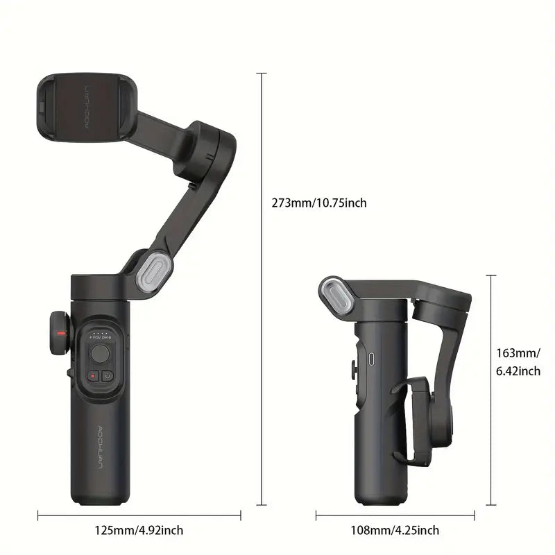 Smartphone Stabilizer Stick 360° Rotation Wireless Control Handheld Extendable Selfie Stick Tripod